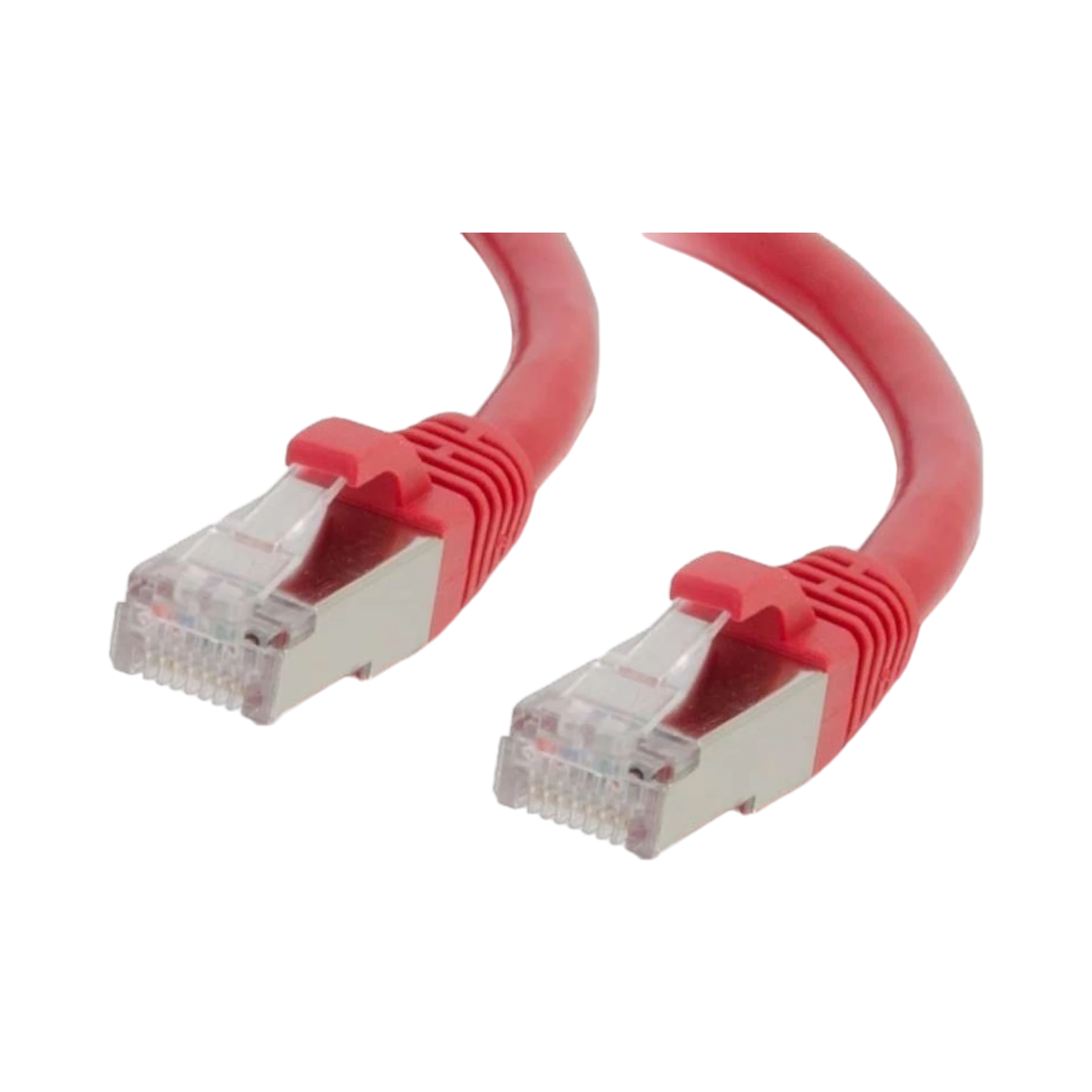 C2G 0.5ft Cat6 Shielded Ethernet Network Patch Cable (Red) — Being Shipped