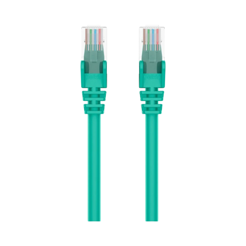 Belkin 15ft CAT5e Snagless Patch Cable (Green) — Being Shipped