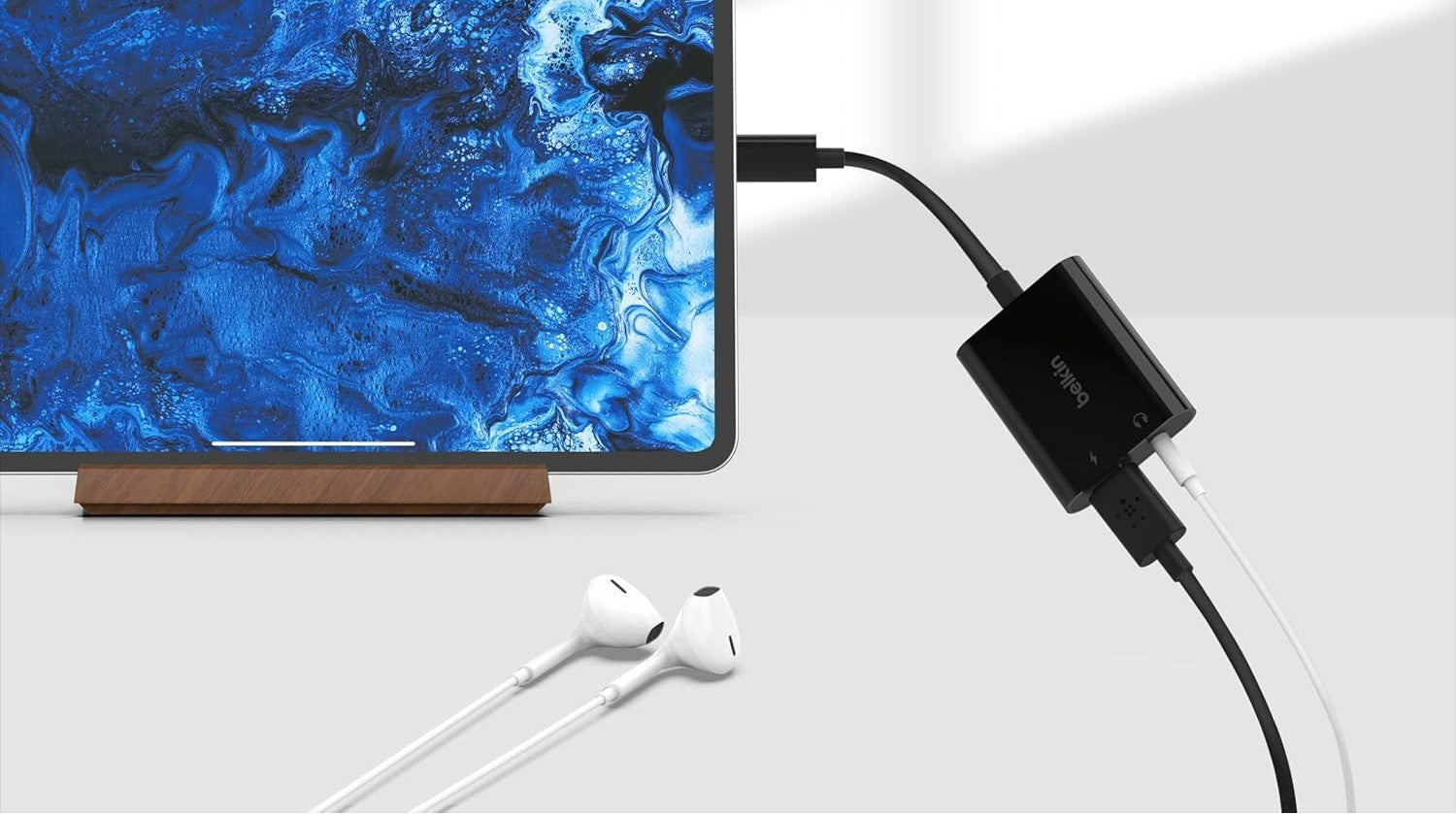 Belkin RockStar 3.5mm Audio and USB-C Charge Adapter — Being Shipped