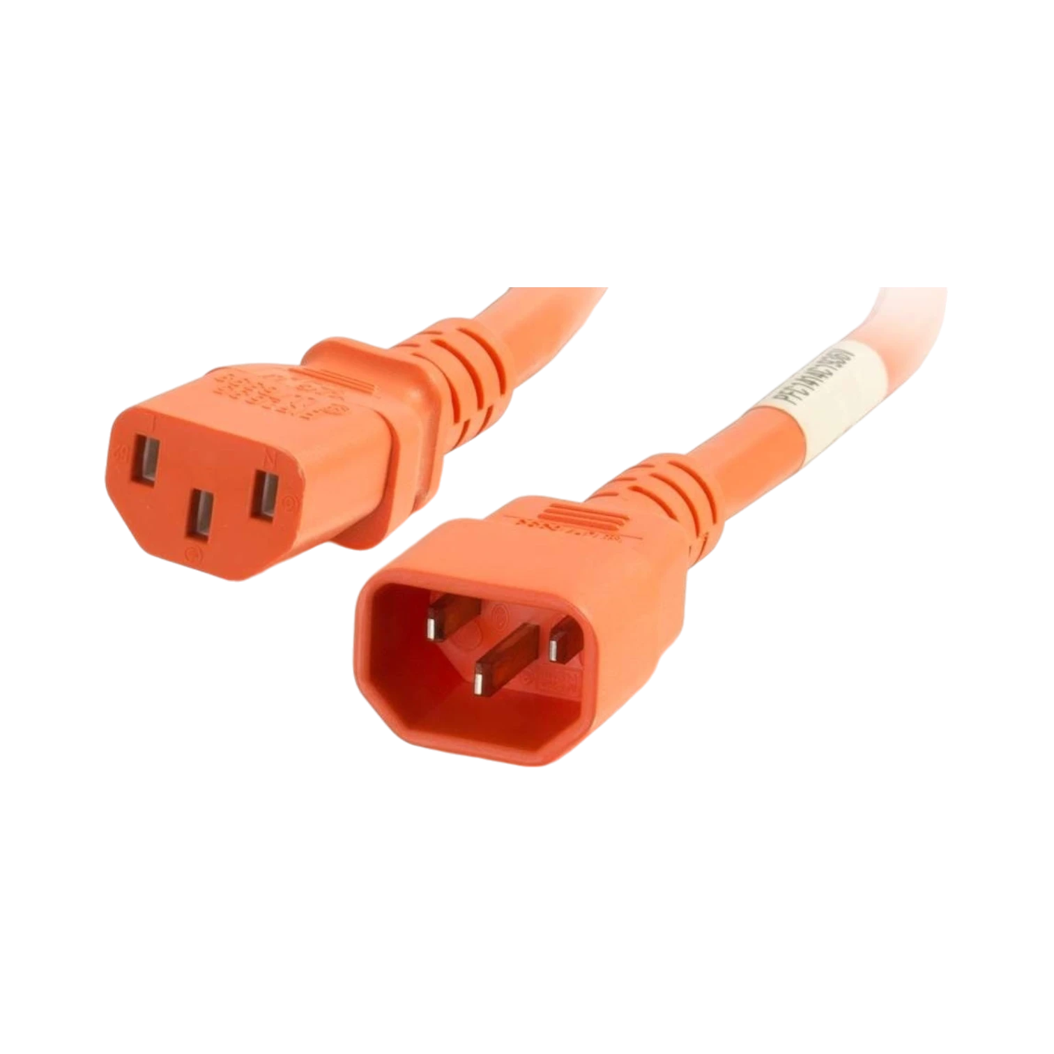 C2G 2ft Power Cord IEC320C14 to IEC320C13 (Orange) — Being Shipped