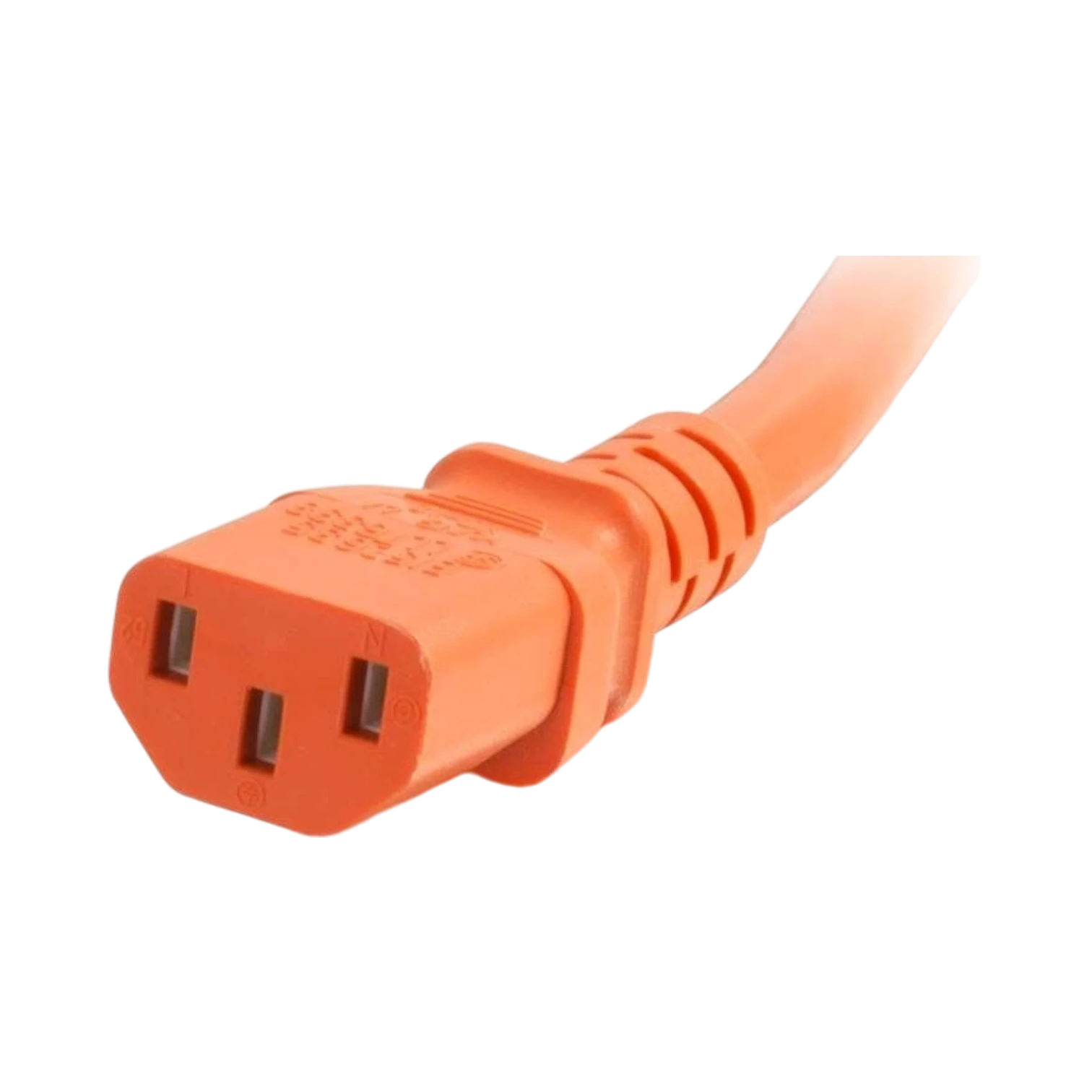 C2G 2ft Power Cord IEC320C14 to IEC320C13 (Orange) — Being Shipped