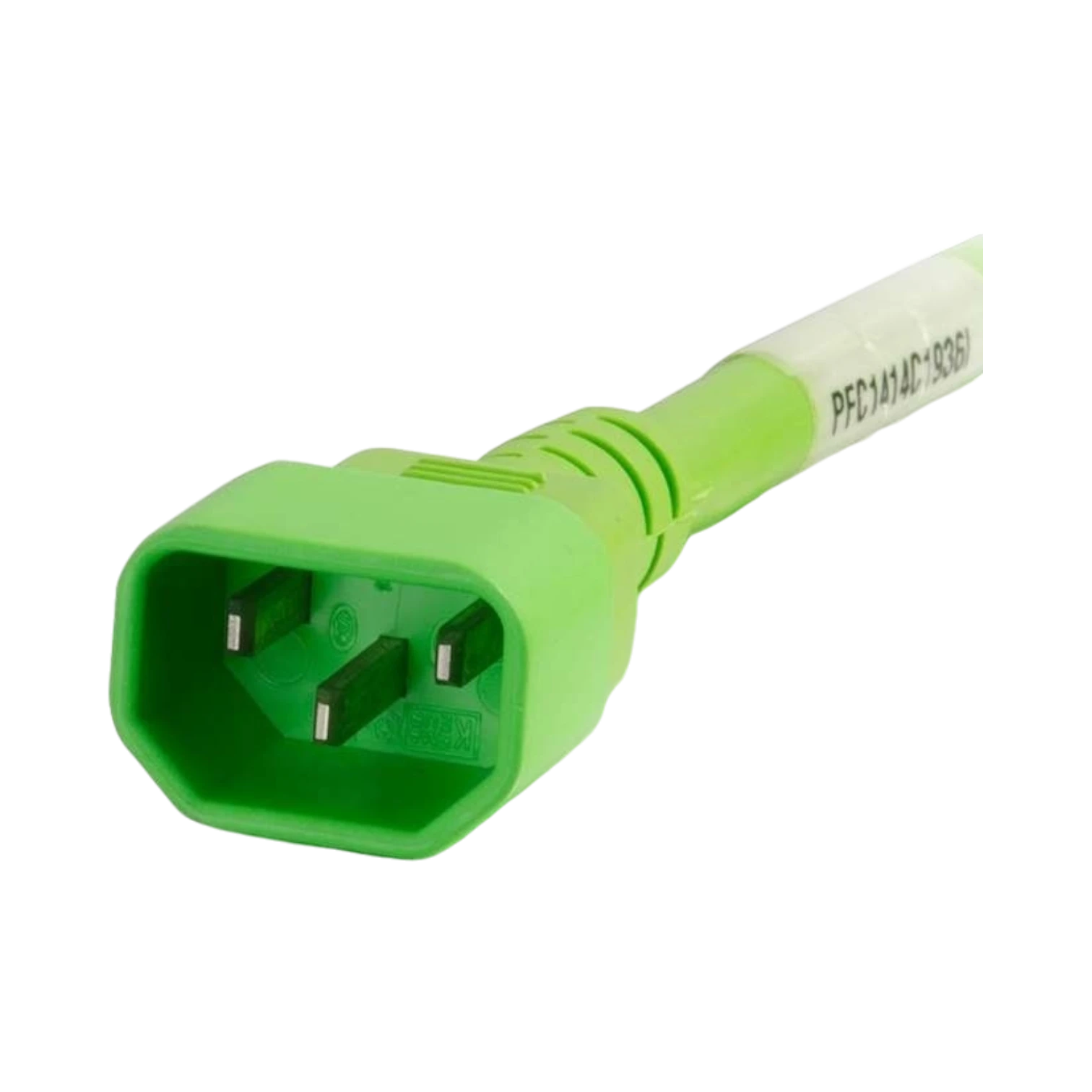 C2G 1ft 18AWG Power Cord IEC320C14 to IEC320C13 (Green) — Being Shipped