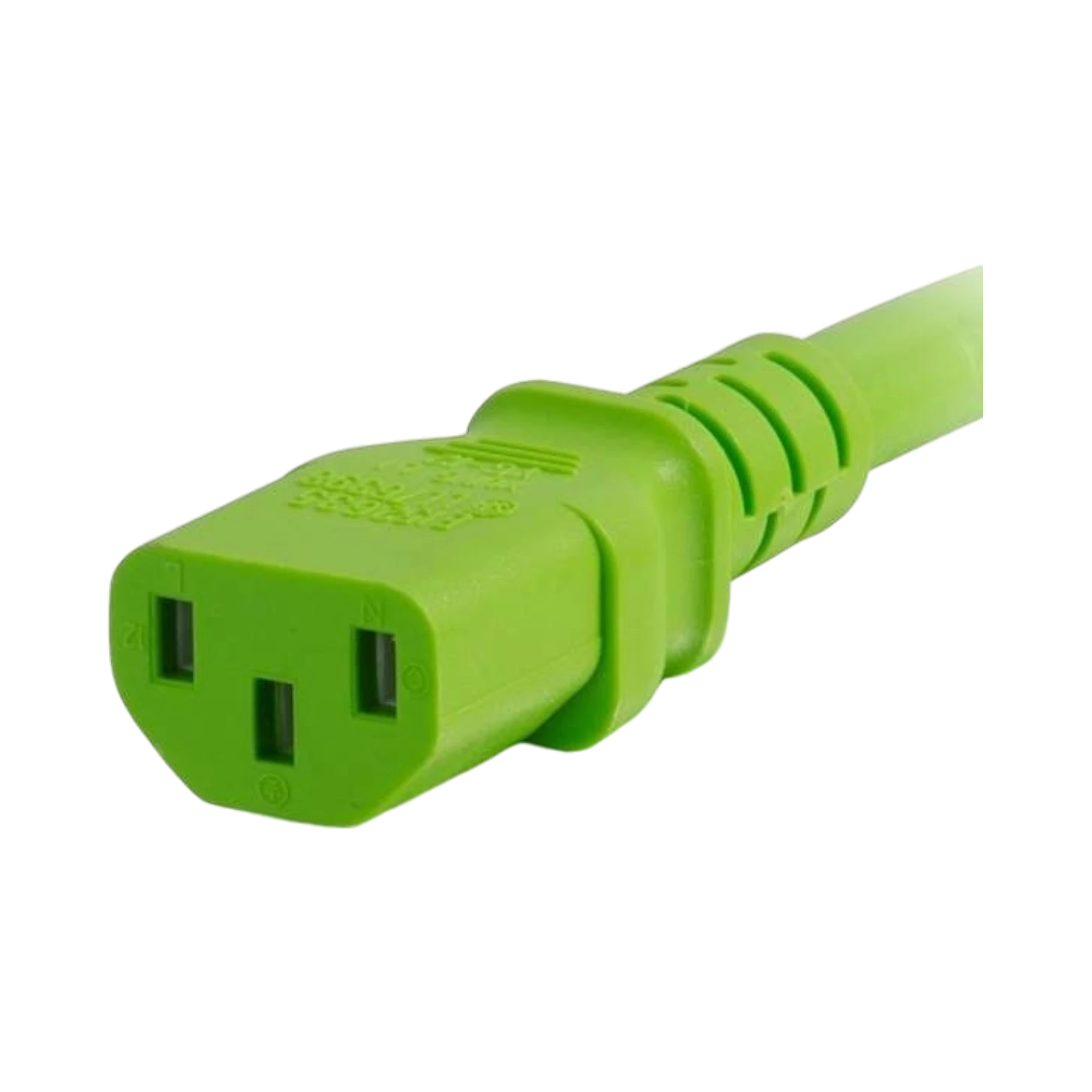 C2G 1ft 18AWG Power Cord IEC320C14 to IEC320C13 (Green) — Being Shipped