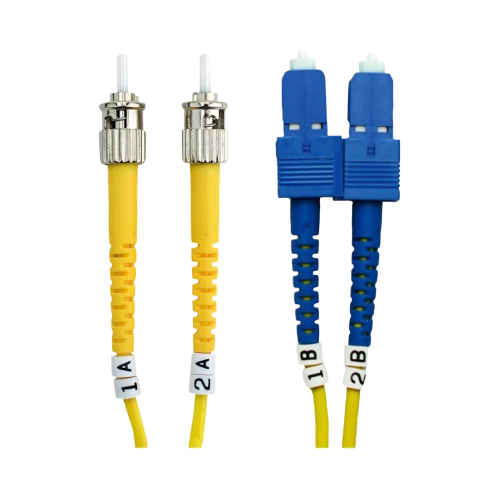 Belkin 5m Duplex Fiber Optic Cable ST to SC Single-Mode — Being Shipped