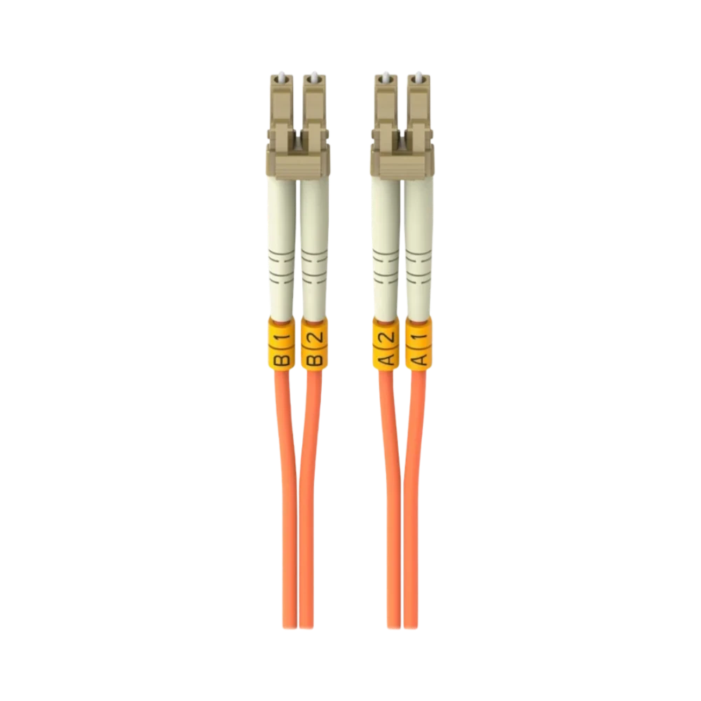 Belkin 20M Fiber Optic Multimode LC/LC Duplex Cable (Orange) — Being Shipped