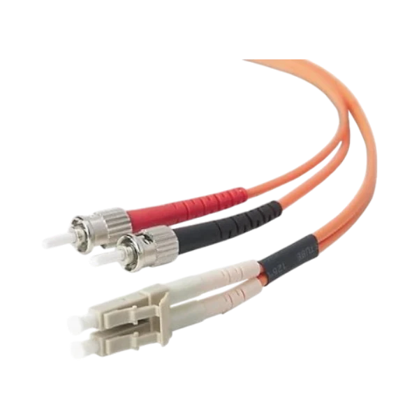 Belkin 2-Meter Multimode Duplex ST-LC Fiber Patch Cable — Being Shipped