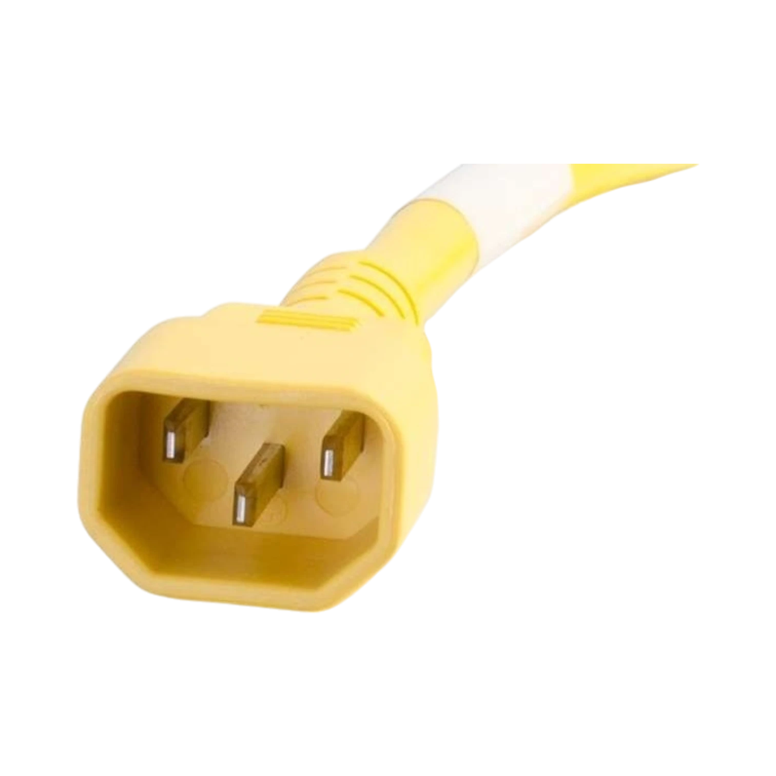 C2G 5ft 18AWG Power Cord for Data Centers (Yellow) — Being Shipped