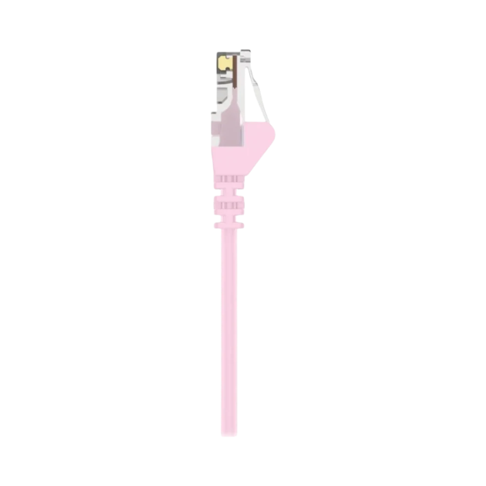 Belkin 6in Cat6 Ethernet Patch Cable Snagless (Pink) — Being Shipped