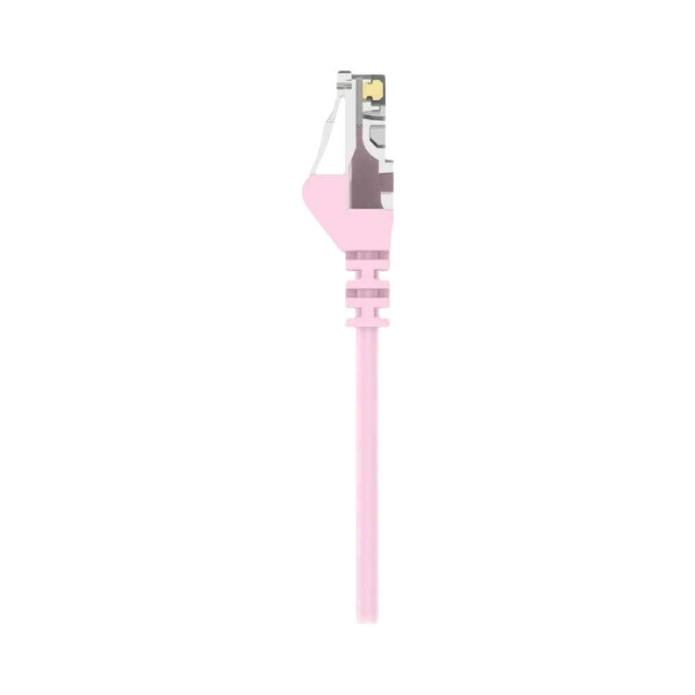 Belkin 6in Cat6 Ethernet Patch Cable Snagless (Pink) — Being Shipped