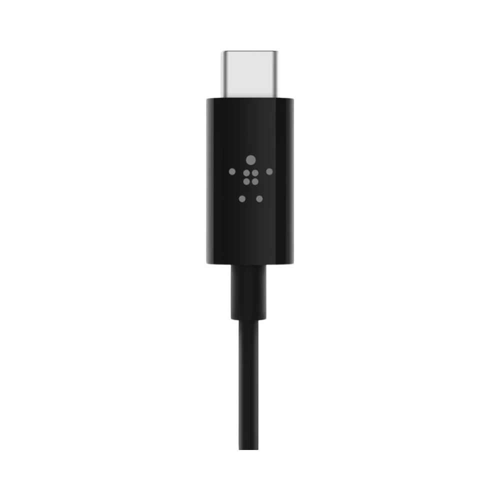 Belkin USB-C to 3.5mm Audio Cable for Smartphones 3ft (Black) — Being Shipped