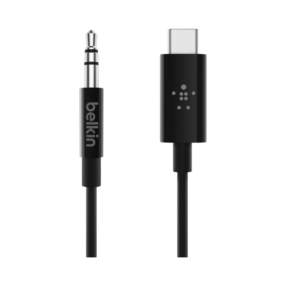 Belkin USB-C to 3.5mm Audio Cable for Smartphones 3ft (Black) — Being Shipped