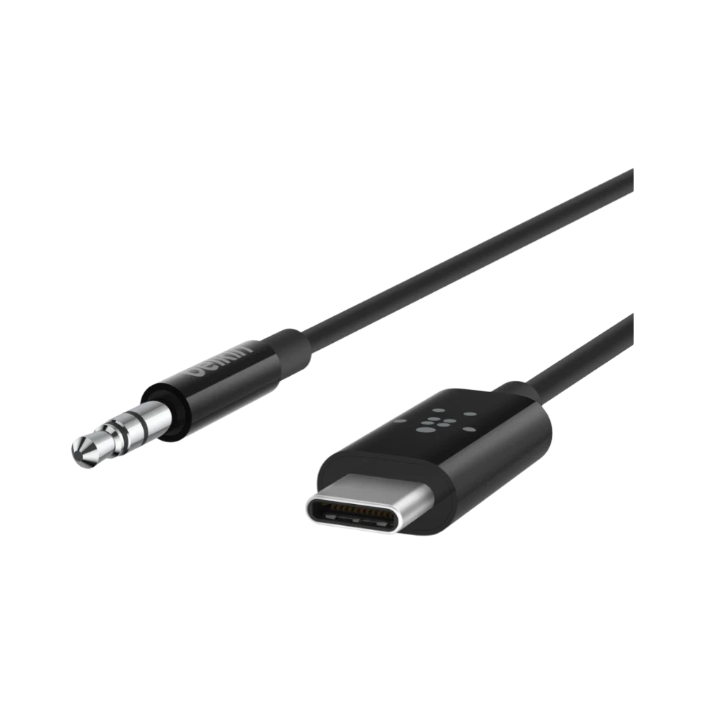 Belkin USB-C to 3.5mm Audio Cable for Smartphones 3ft (Black) — Being Shipped