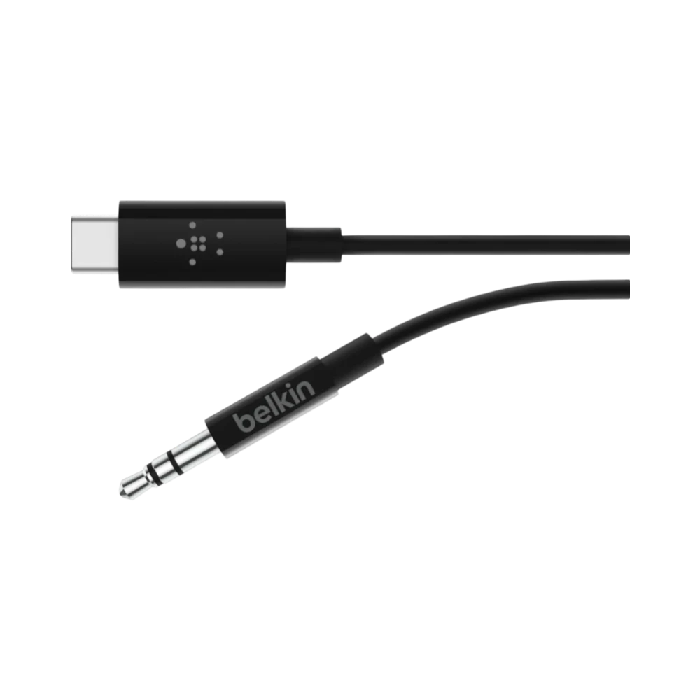 Belkin USB-C to 3.5mm Audio Cable for Smartphones 3ft (Black) — Being Shipped