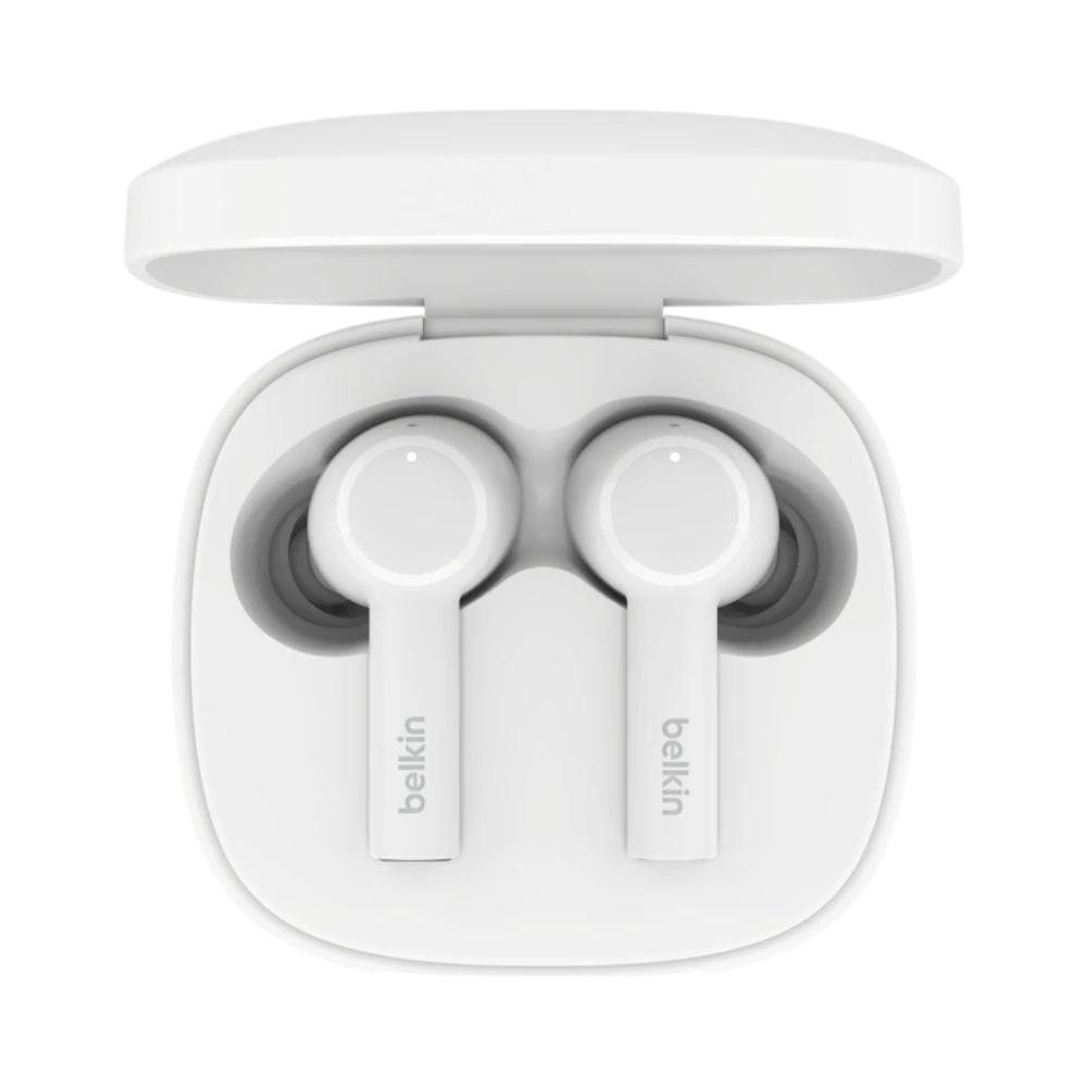 Belkin SoundForm Pulse Noise-Canceling Earbuds White — Being Shipped