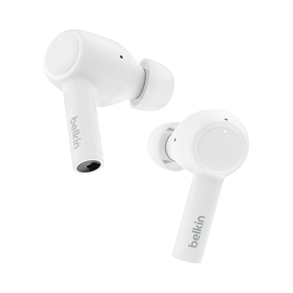 Belkin SoundForm Pulse Noise-Canceling Earbuds White — Being Shipped