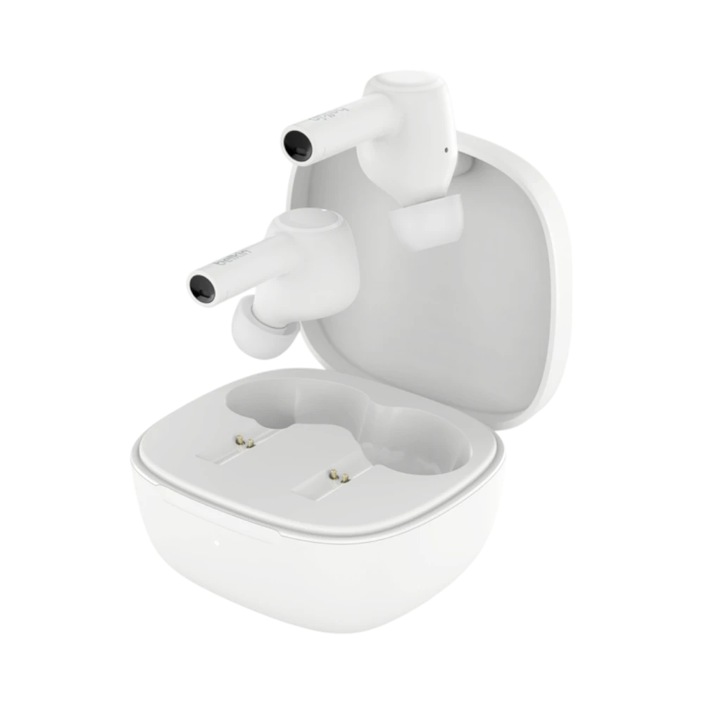 Belkin SoundForm Pulse Noise-Canceling Earbuds White — Being Shipped