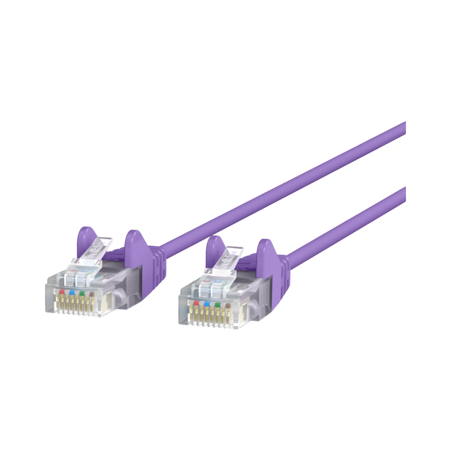 Belkin Slim Cat6 Snagless 1ft Ethernet Cable (Purple) — Being Shipped