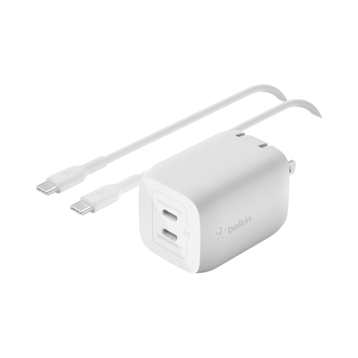 Belkin BoostCharge Pro Dual USB-C GaN Wall Charger with Cable — Being Shipped