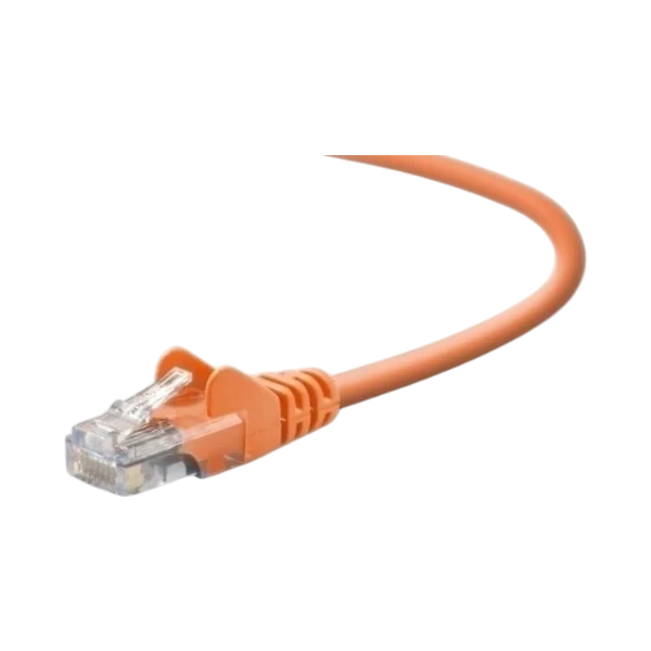 Belkin 30ft Cat5e Snagless Ethernet Patch Cable (Orange) — Being Shipped