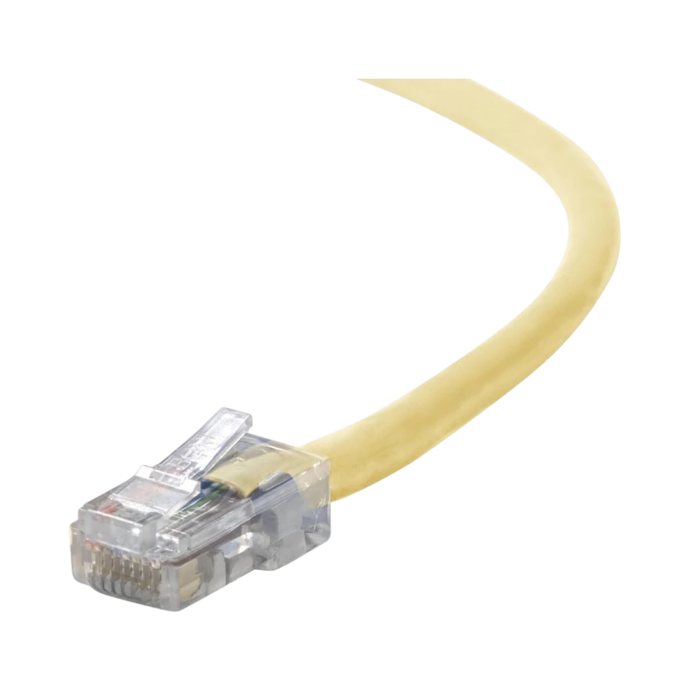 Belkin Cat5e Patch Cable RJ45 Male-to-Male 7ft (Yellow) — Being Shipped