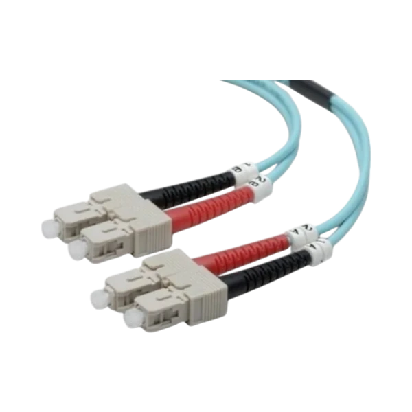 Belkin 30m 10 Gig Fiber Patch Cable SC to SC (Aqua) — Being Shipped