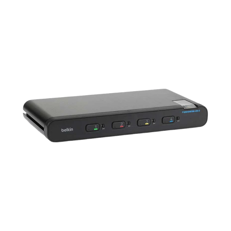 Belkin Secure Universal 4-Port KVM Switch with Audio — Being Shipped