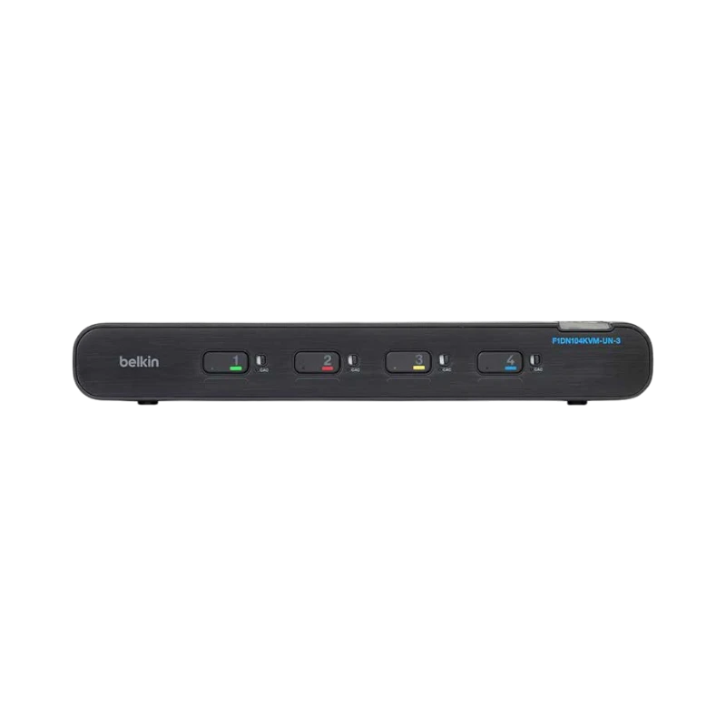 Belkin Secure Universal 4-Port KVM Switch with Audio — Being Shipped