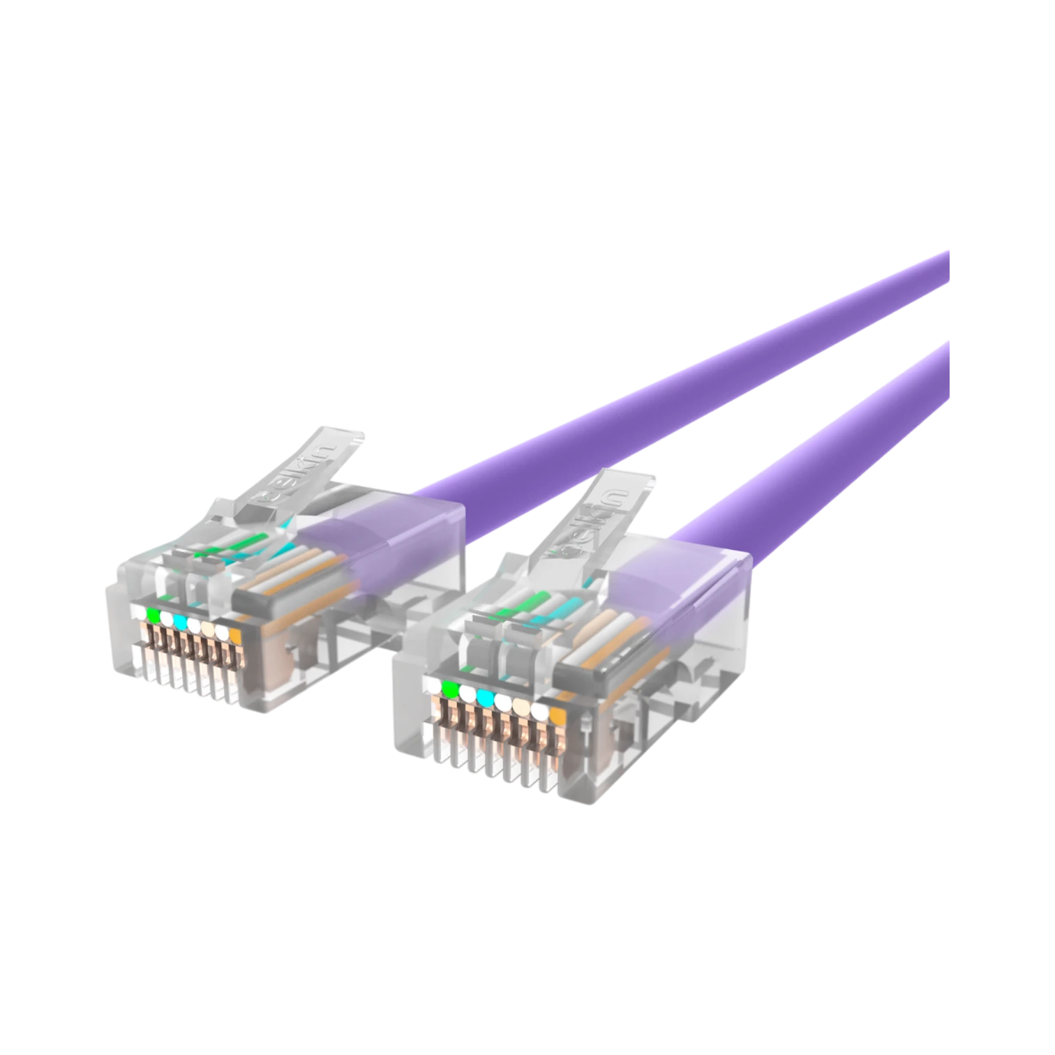 Belkin CAT6 Ethernet Patch Cable with RJ45 Gold-Plated Connectors (Purple) — Being Shipped