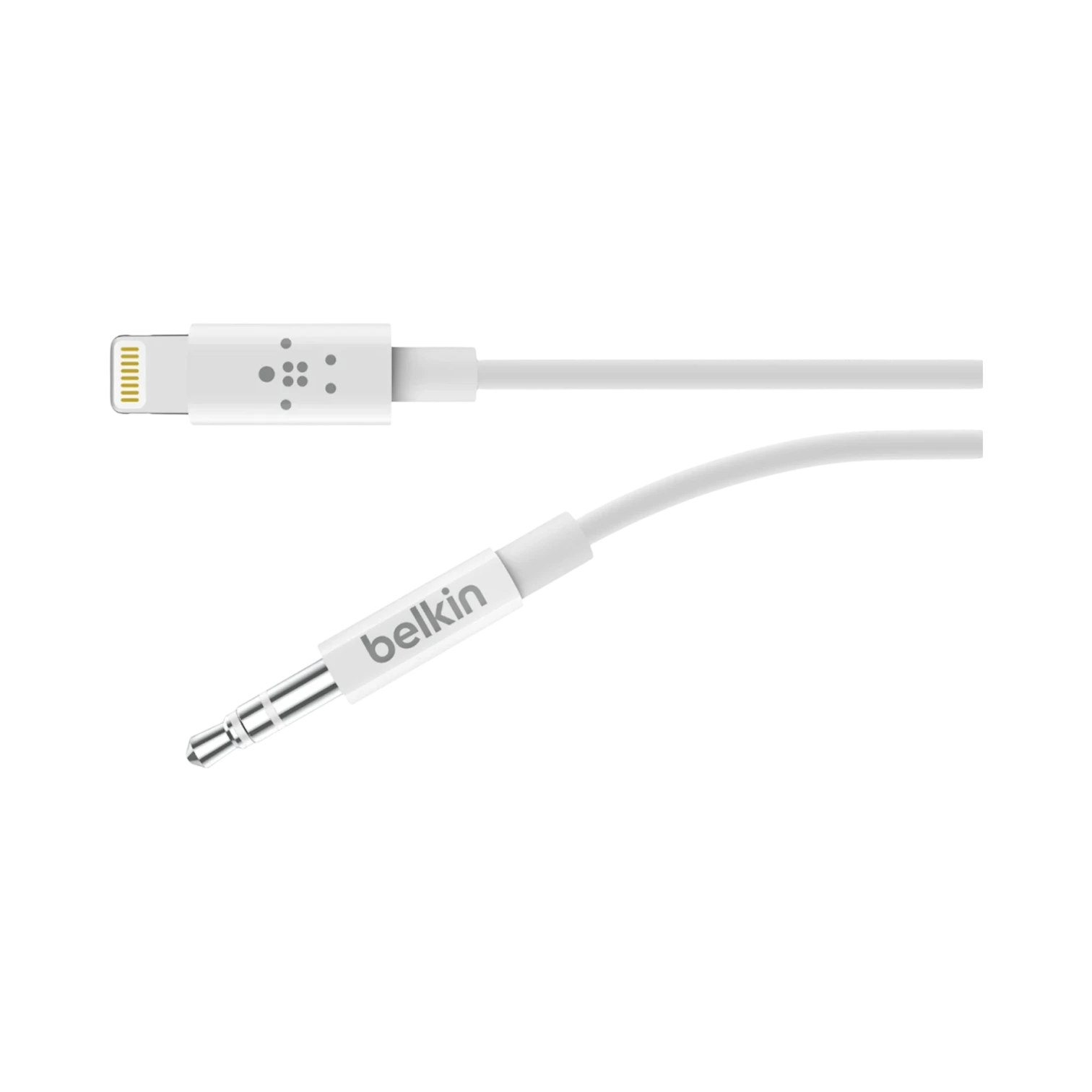 Belkin 3.5mm Audio to Lightning Cable 6ft (White) — Being Shipped