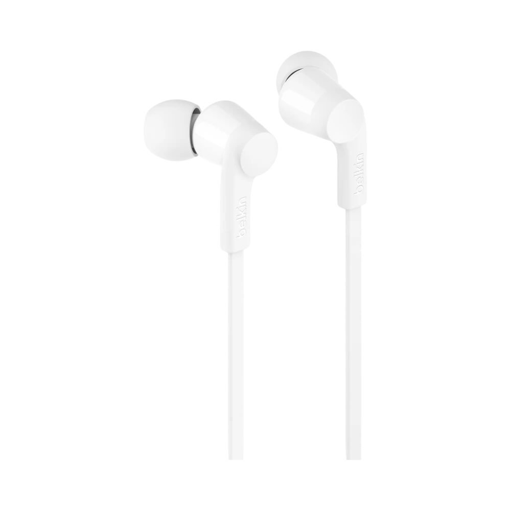 Belkin RockStar Wired In-Ear Headphones with USB-C Connector (White) — Being Shipped