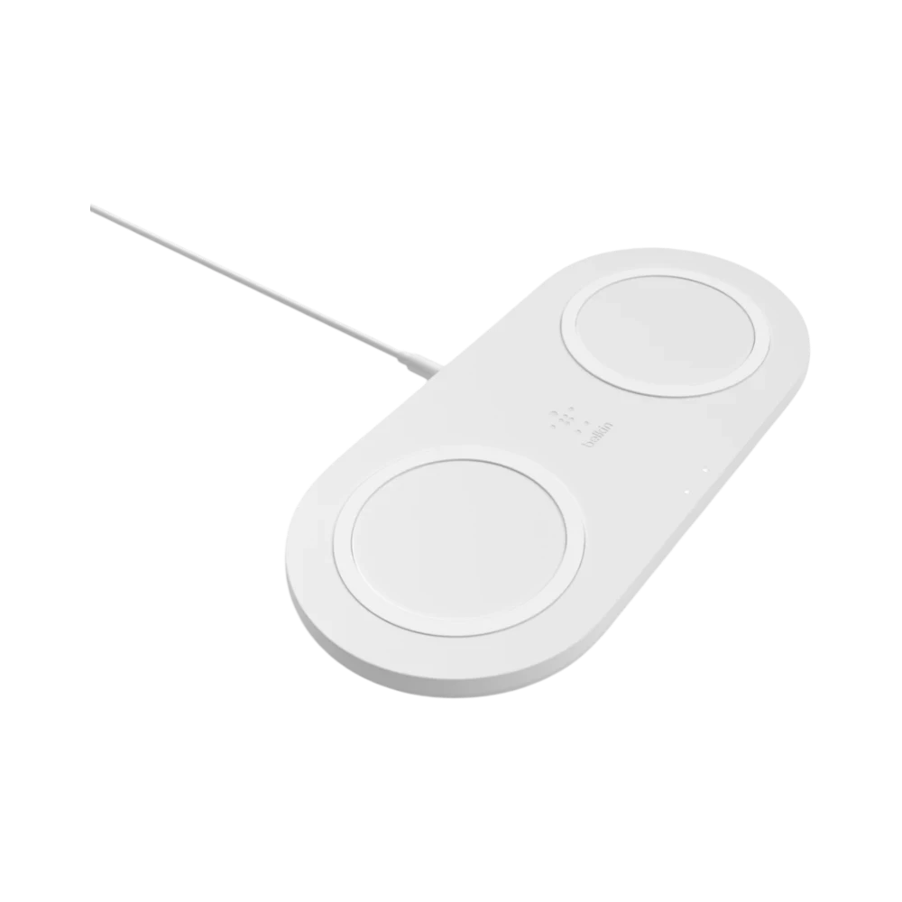 Belkin BOOST CHARGE Dual 10W Wireless Charging Pad (White) — Being Shipped