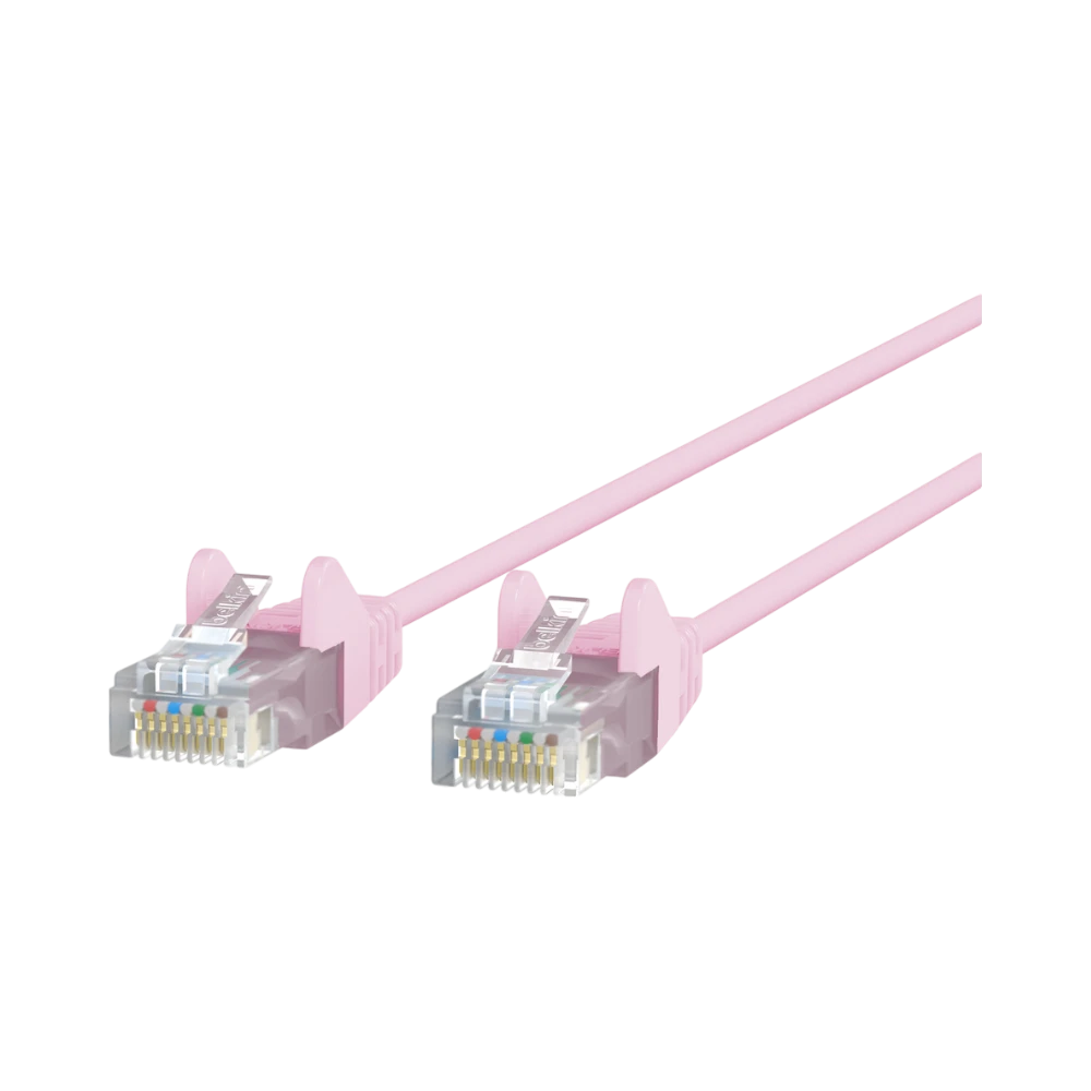 Belkin Slim Gigabit Ethernet Cable 15ft (Pink) — Being Shipped