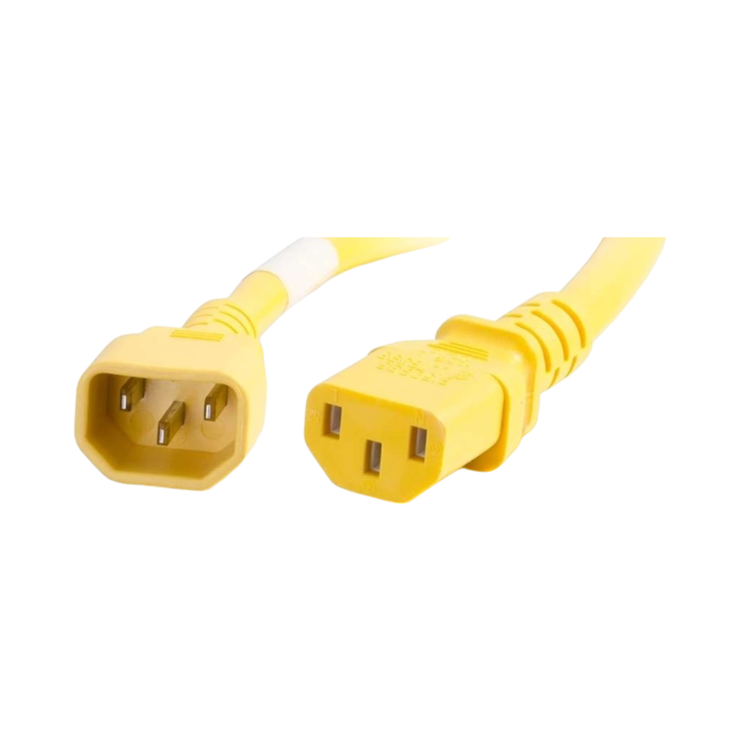 C2G 3ft Power Cord IEC320C14 to IEC320C13 (Yellow) — Being Shipped