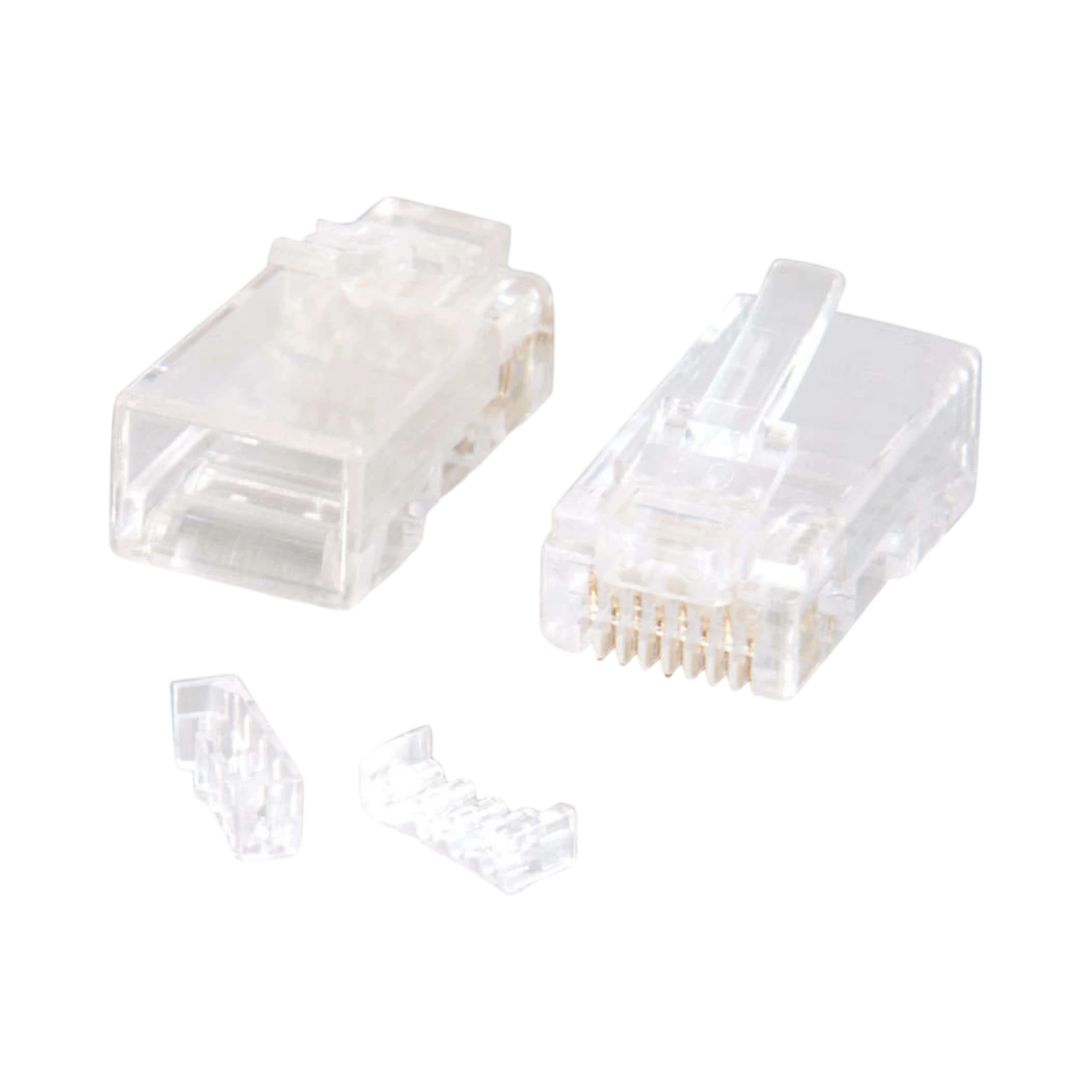 C2G RJ45 Cat5E Modular Plug with Load Bar for Round Cable — Being Shipped