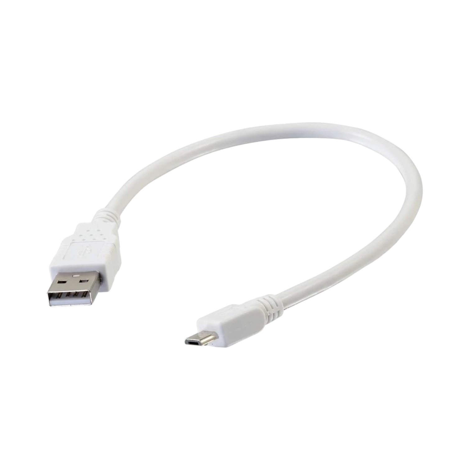 C2G 1ft USB 2.0 A to Micro-B Cable M/M (White) — Being Shipped