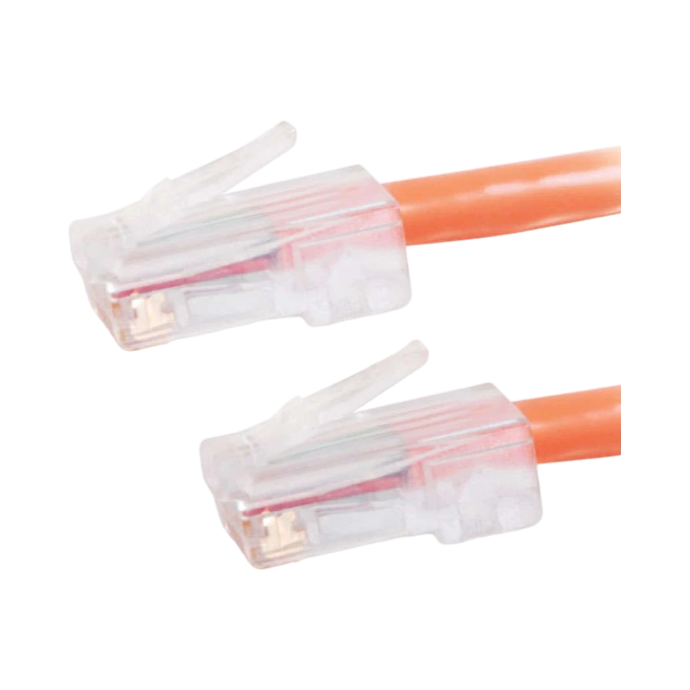 C2G 7ft Cat5e Network Crossover Patch Cable (Orange) — Being Shipped