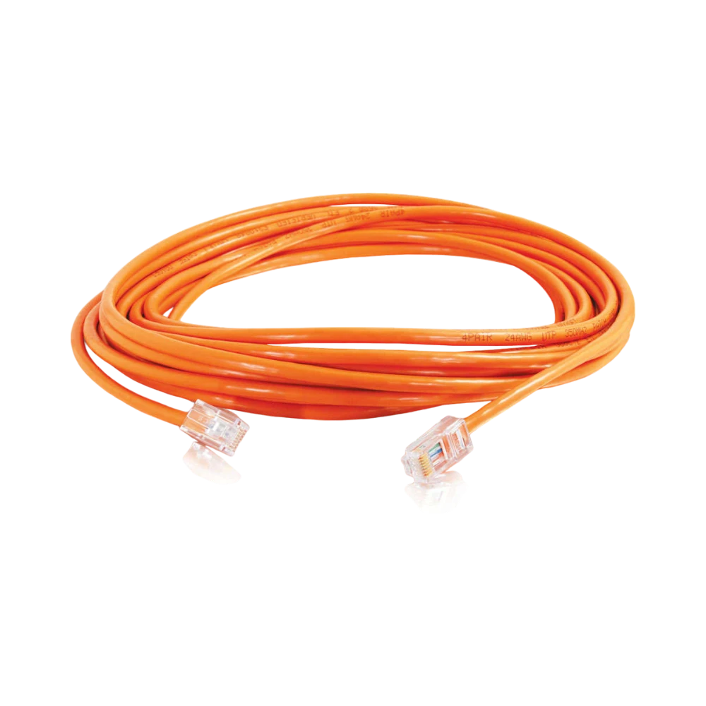 C2G 7ft Cat5e Network Crossover Patch Cable (Orange) — Being Shipped