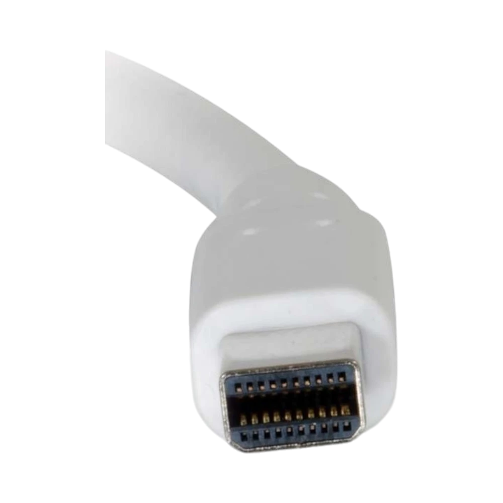 C2G 3ft Mini DisplayPort Cable 4K 30Hz (White) — Being Shipped