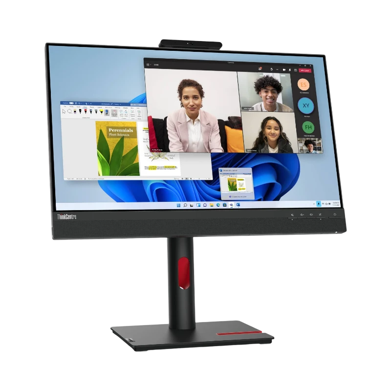 Lenovo ThinkCentre TIO24 Gen 5 23.8" FHD Monitor with Webcam — Being Shipped