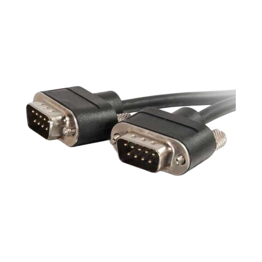 C2G 10ft Serial RS232 Null Modem Cable Low Profile In-Wall — Being Shipped