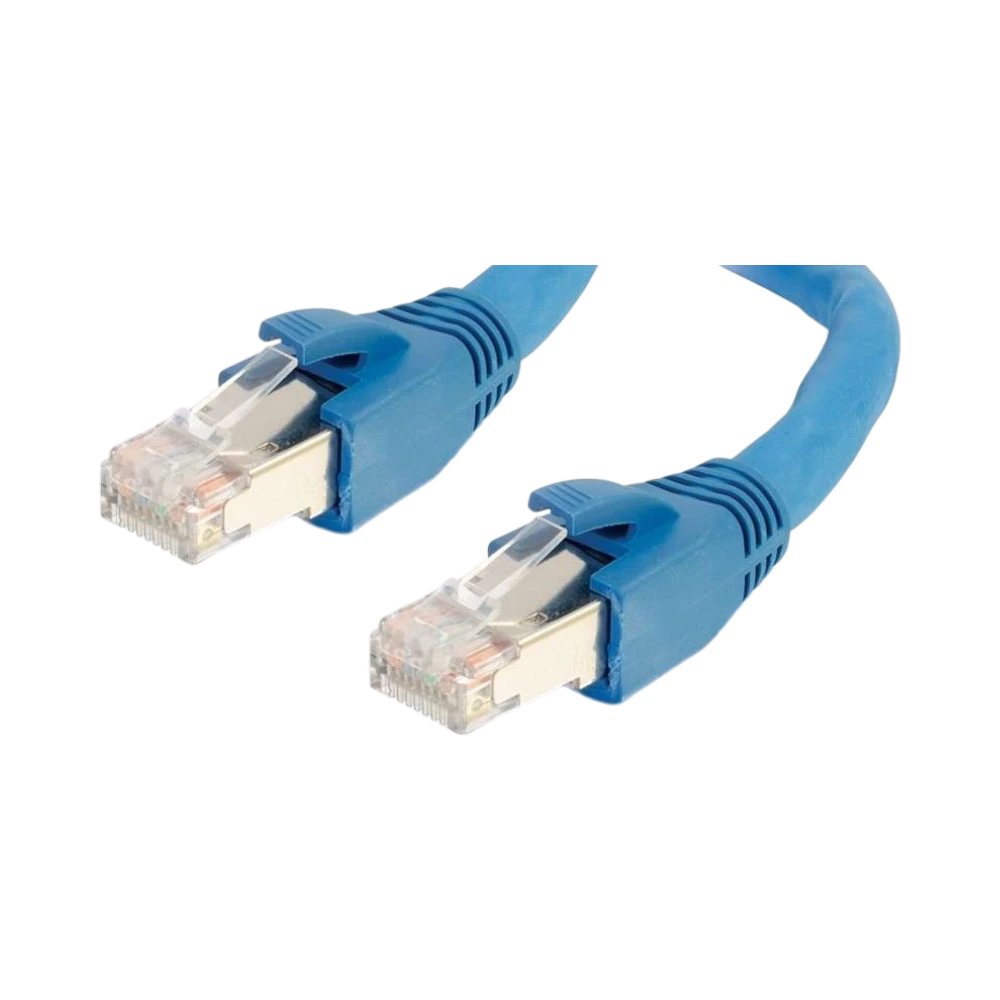 C2G 250ft Cat6 Shielded Snagless Ethernet Cable (Blue) — Being Shipped