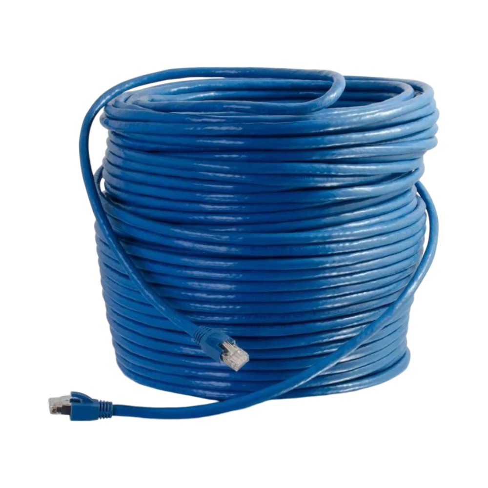 C2G 250ft Cat6 Shielded Snagless Ethernet Cable (Blue) — Being Shipped