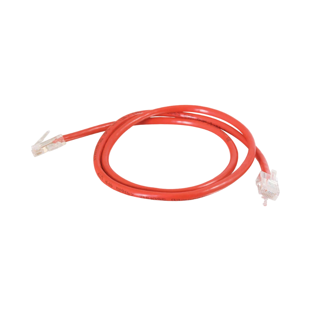 C2G 100ft Cat5e Non-Booted UTP Network Crossover Cable (Red) — Being Shipped