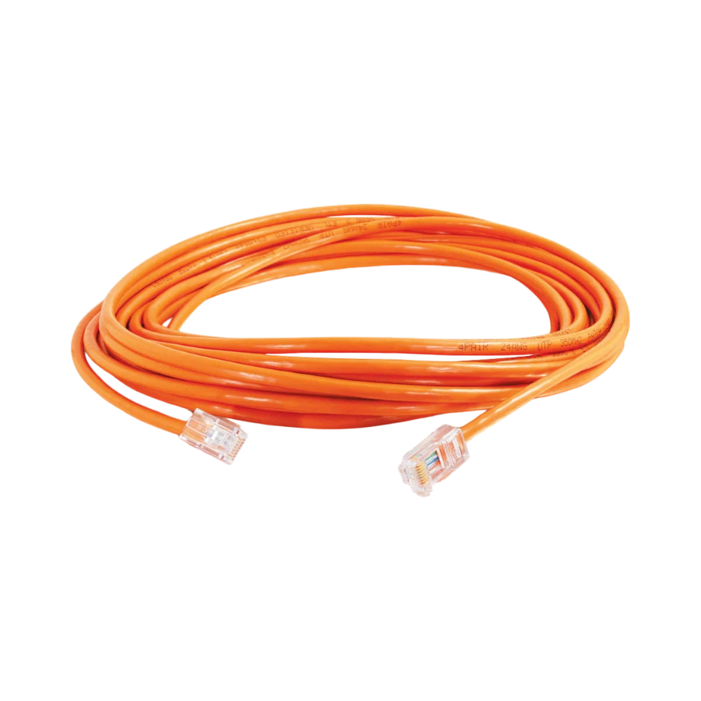 C2G 25ft Cat5e Non-Booted Crossover Patch Cable (Orange) — Being Shipped