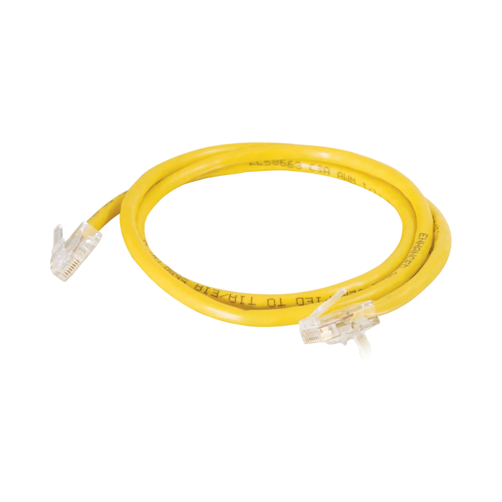 C2G 7ft Cat5e Non-Booted Crossover Network Cable (Yellow) — Being Shipped