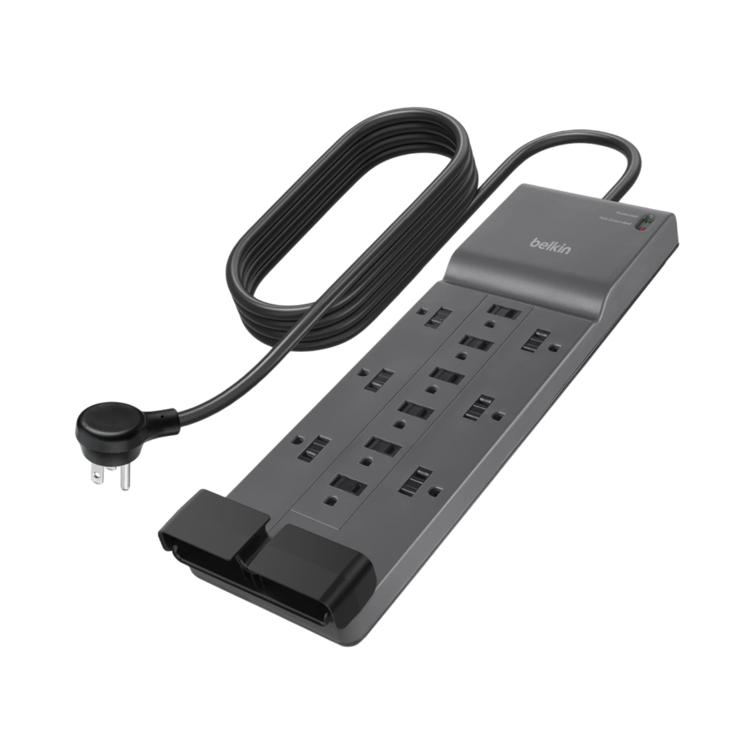 Belkin 8ft 12-Outlet Surge Protector (Black) — Being Shipped