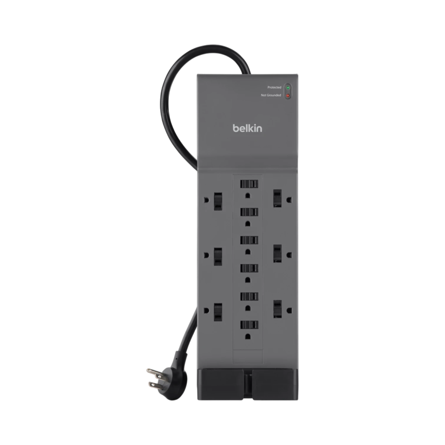 Belkin 8ft 12-Outlet Surge Protector (Black) — Being Shipped