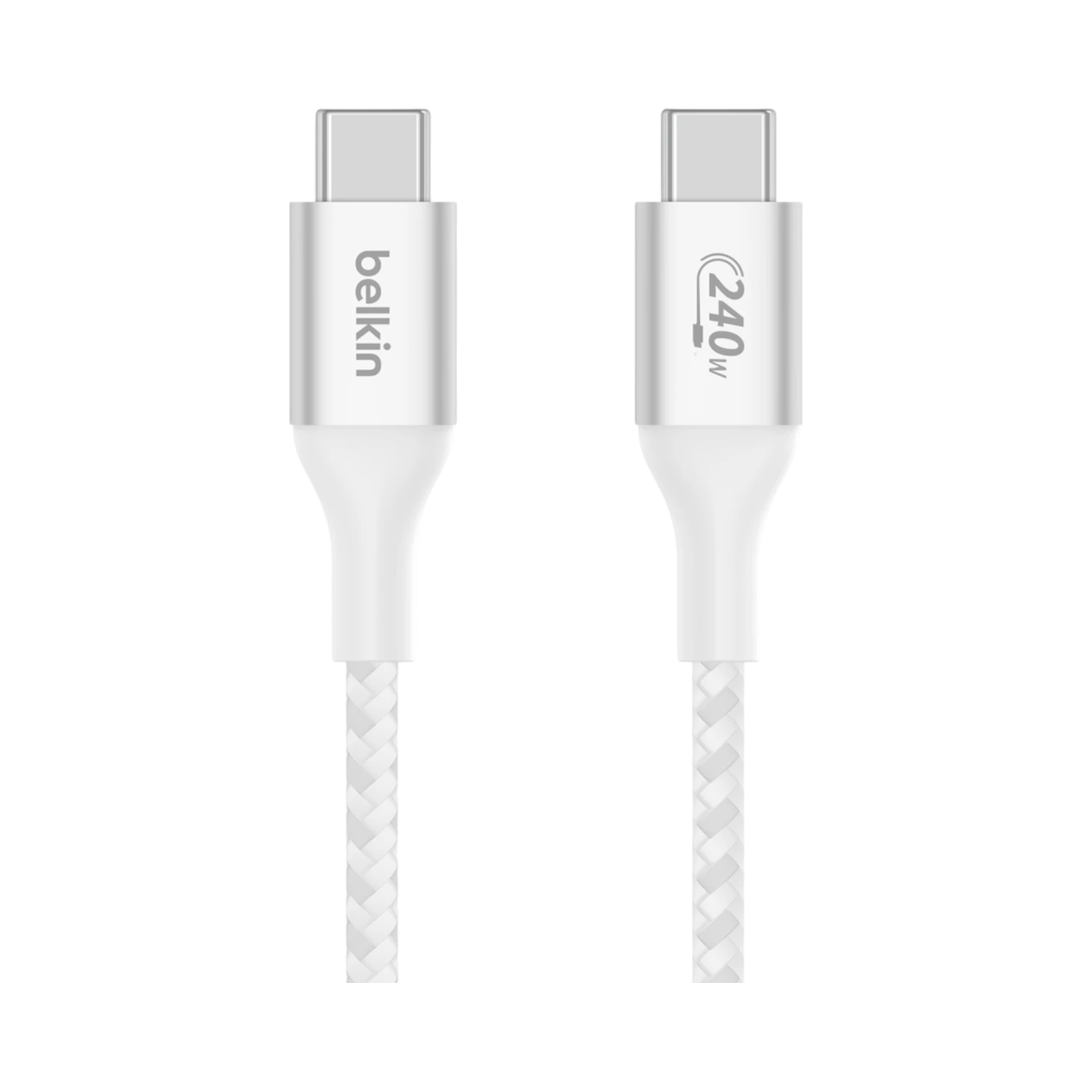 Belkin BoostCharge 240W USB-C Cable 6.6ft (White) — Being Shipped