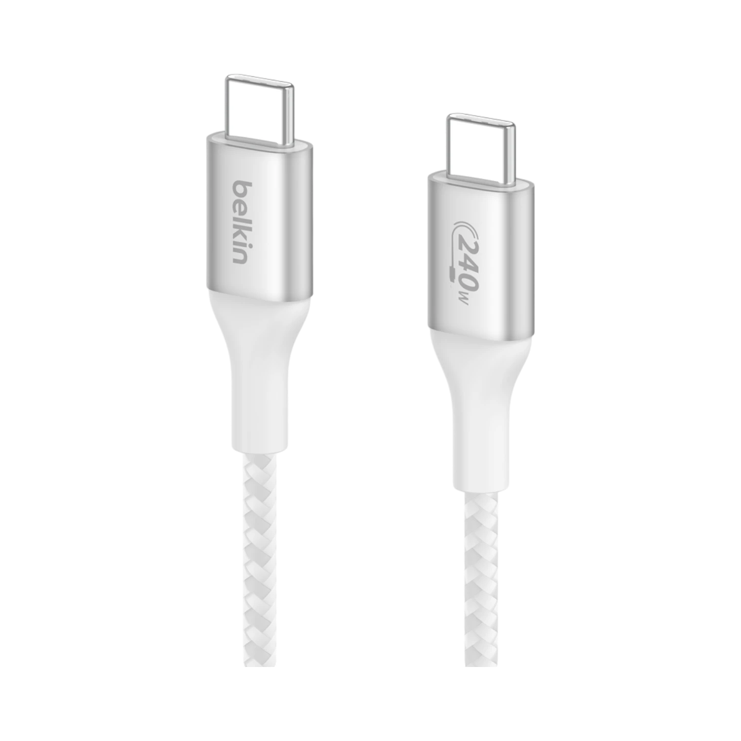 Belkin BoostCharge 240W USB-C Cable 6.6ft (White) — Being Shipped