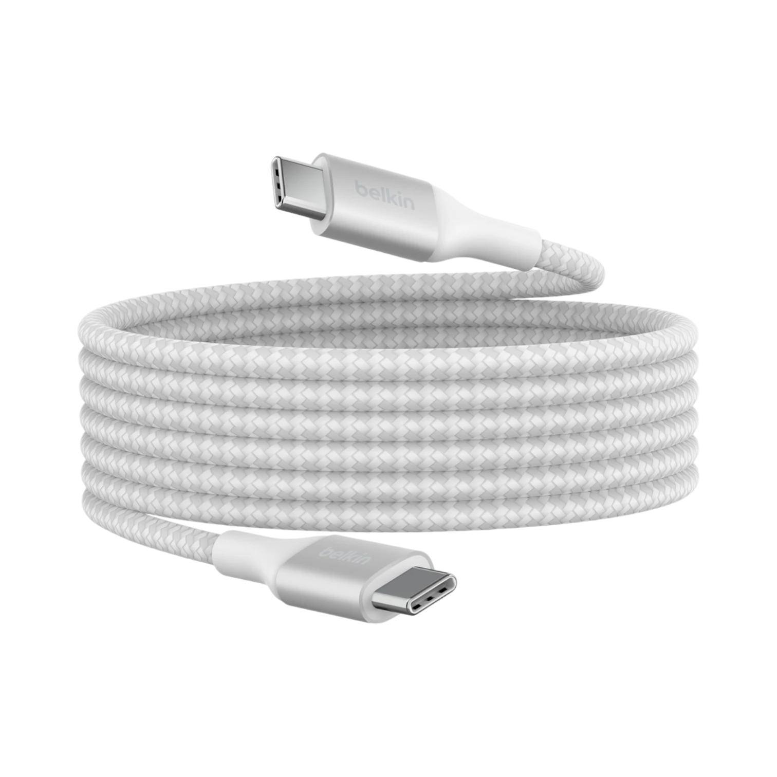 Belkin BoostCharge 240W USB-C Cable 6.6ft (White) — Being Shipped